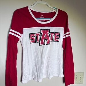 Colosseum Vibrant Red Tee with White Trim